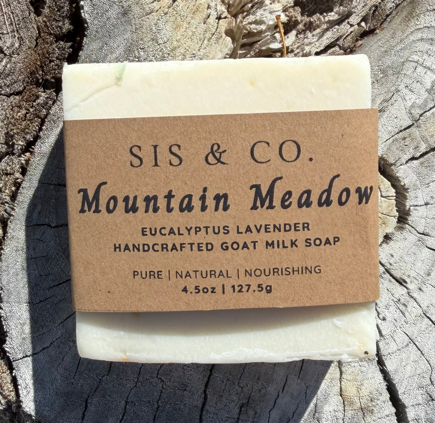 Sis & Co. - Mountain Meadow Eucalyptus Lavendar Handcrafted Goat Milk Soap
