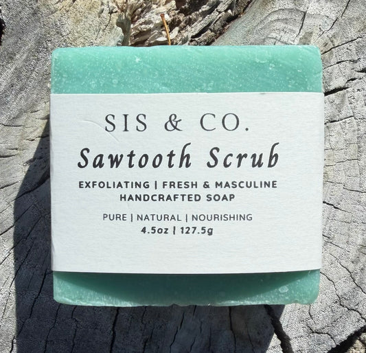 Sis & Co. - Sawtooth Scrub Exfoliating Handcrafted Soap