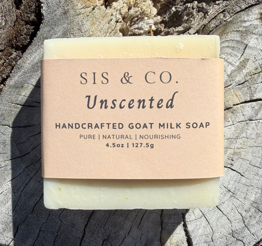 Sis & Co. - Unscented Handcrafted Goat Milk Soap